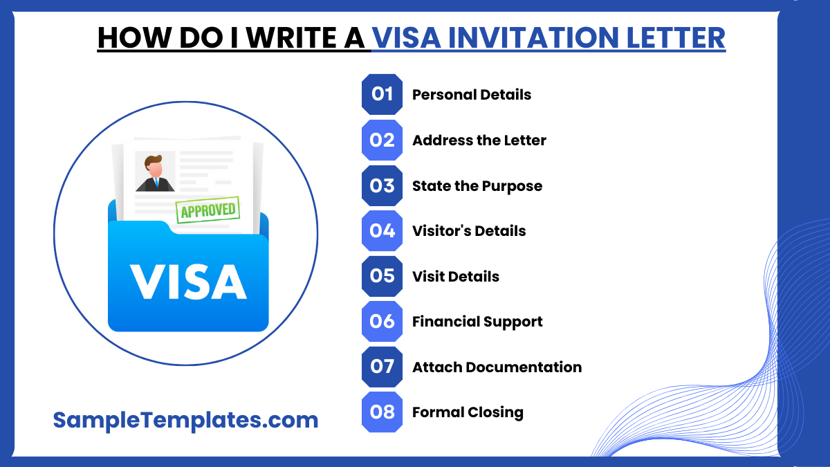 how do i write a visa invitation letter