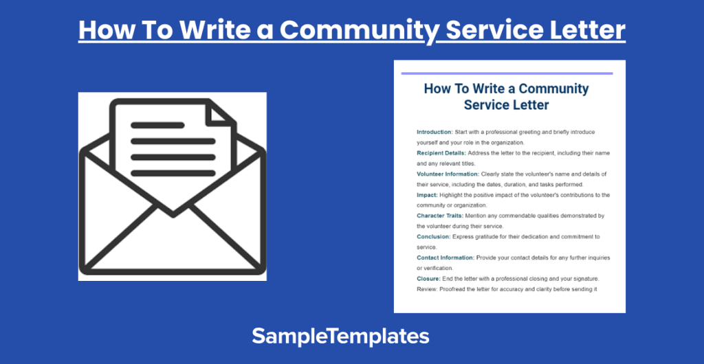 how to write a community service letter 1024x530