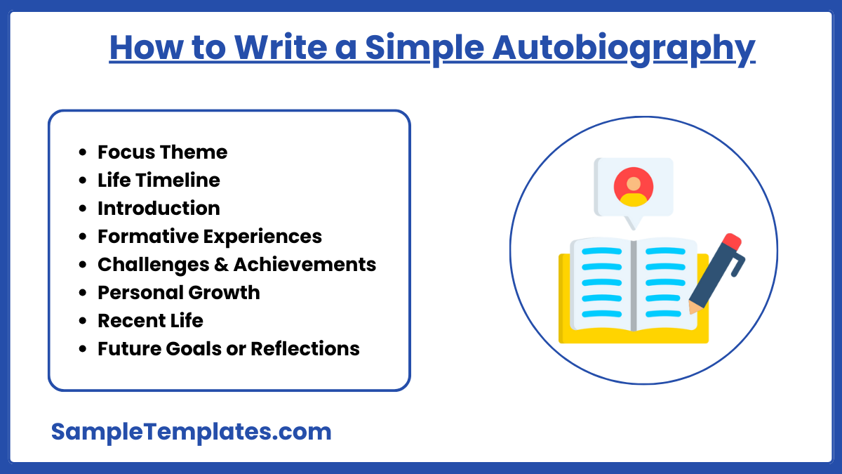 how to write a simple autobiography