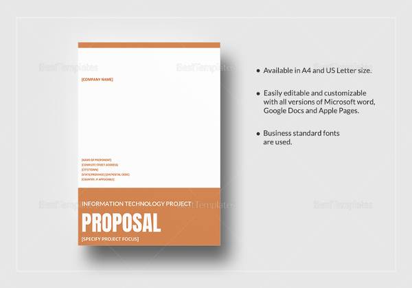 it project proposal template