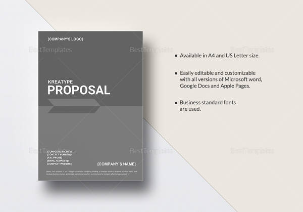 kreatype proposal template