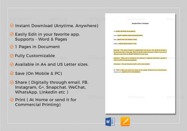 FREE 10+ Sample Policy Memos in MS Word | PDF | Google Docs