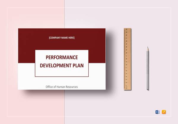 performance development plan template