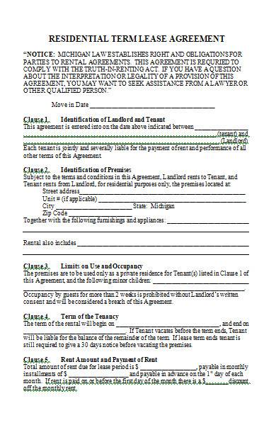 printable residential lease agreement2