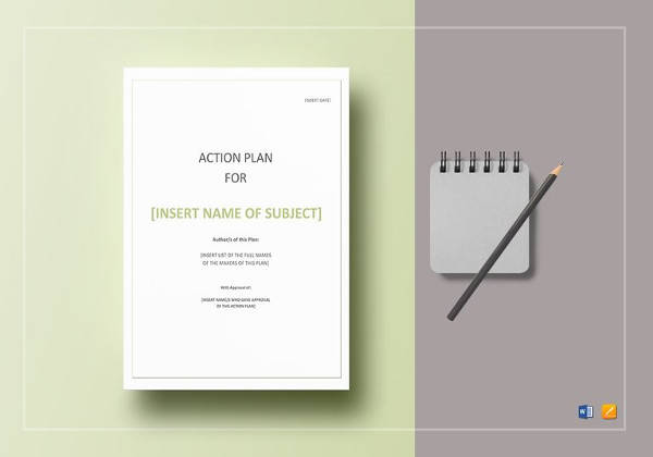 research action plan template