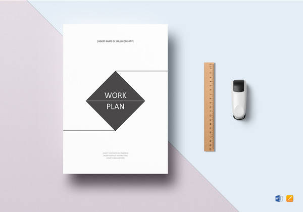 research work plan template