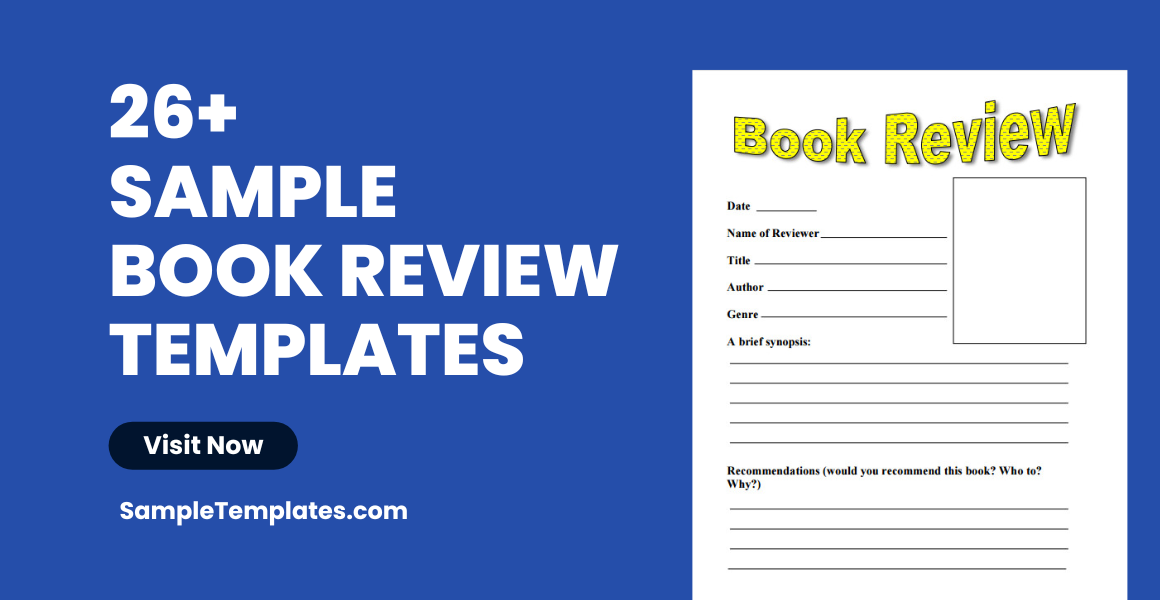 sample book review template