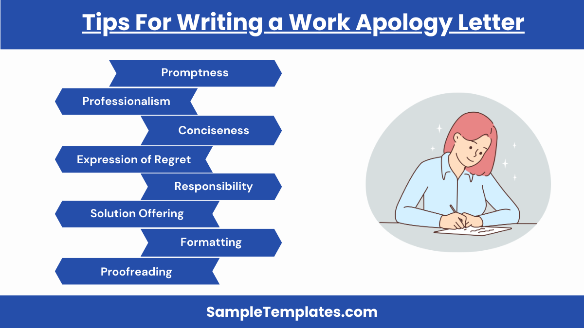 tips for writing a work apology letter