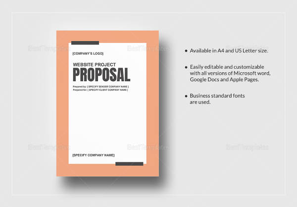 website project proposal template