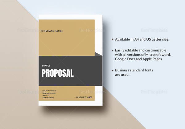 simple proposal template