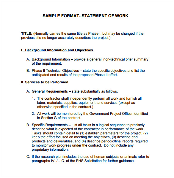 Free Contractor Proposal Template