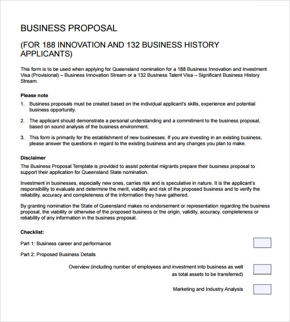 FREE 25 Sample Business Proposals In PDF MS Word Pages Google 