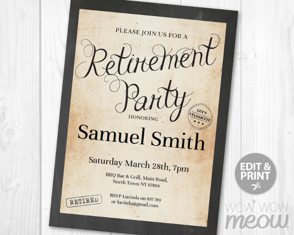 11+ Retirement Party Flyer Templates to Download | Sample Templates