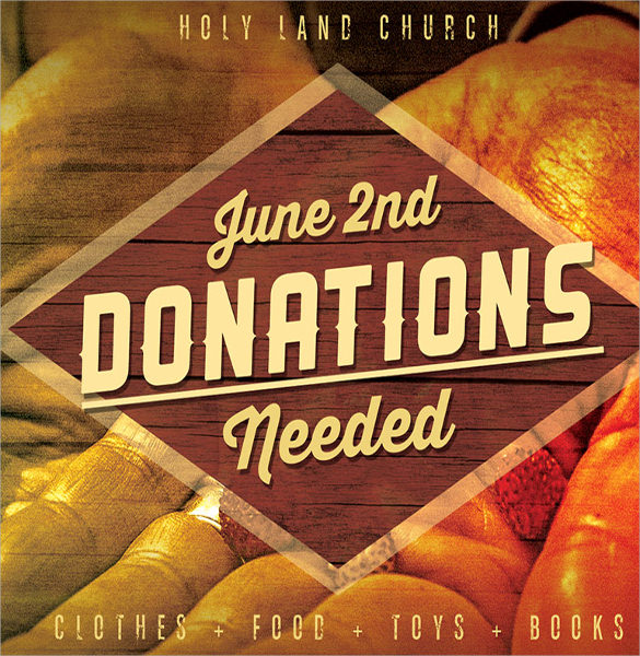 donation church flyer template
