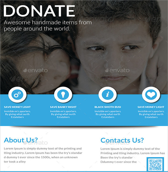 donation fundraiser flyer