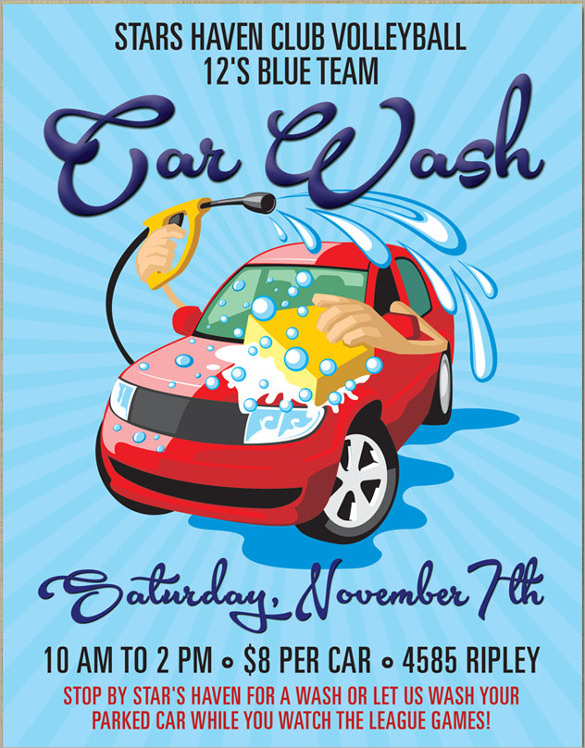 Car Wash Flyer Template Word