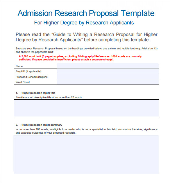 FREE 7 MS Word Proposal Samples In PDF MS Word