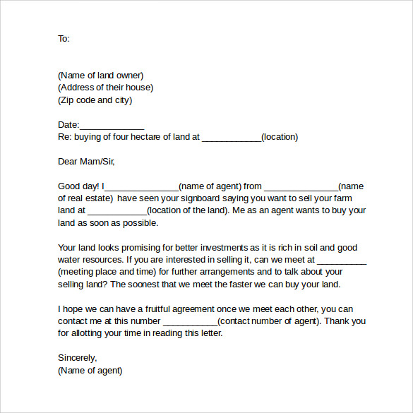 real estate agent authorization letter