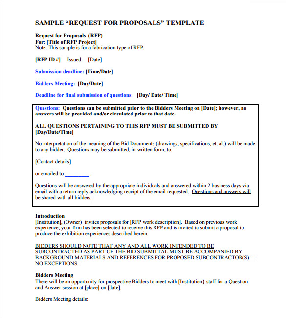 sample word proposal template pdf