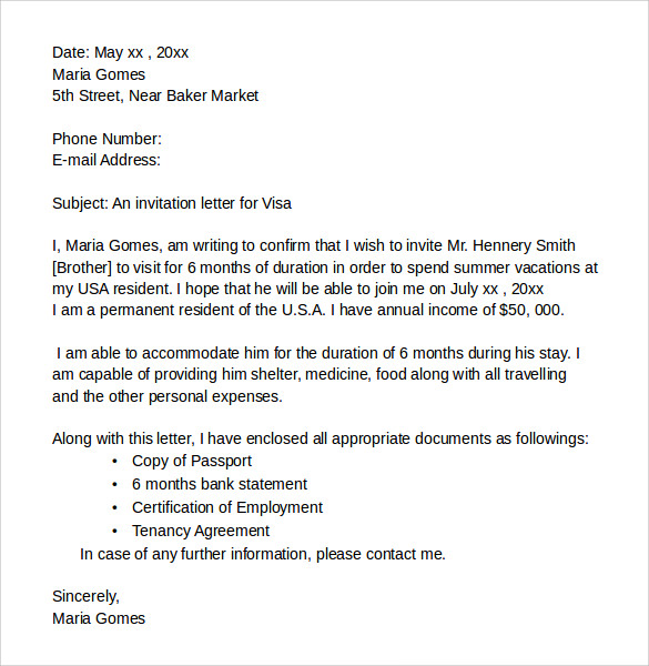 us visa sample invitation letter for parents - DriverLayer 