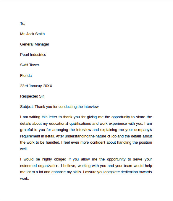 post interview letter1
