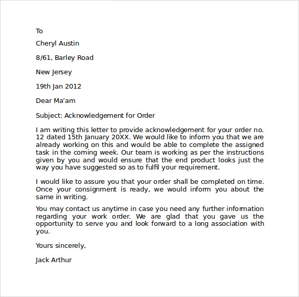 Sample Formal Letter Format - 10+ Download Free Documents in Word ...