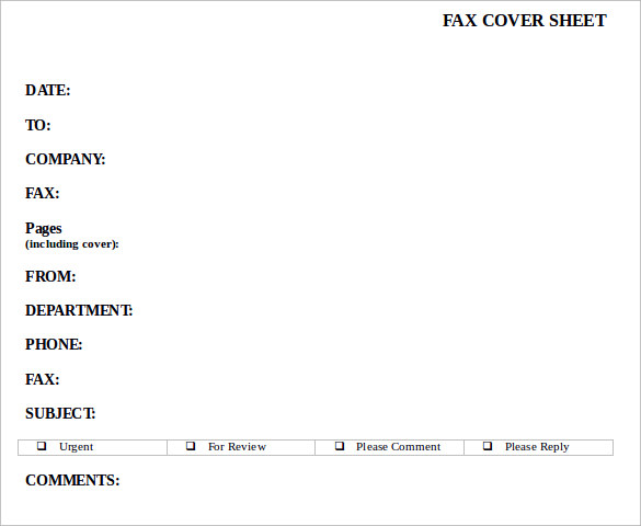 fax cover sheet confidential