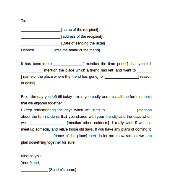 free-7-sample-friendly-letter-templates-in-pdf-ms-word