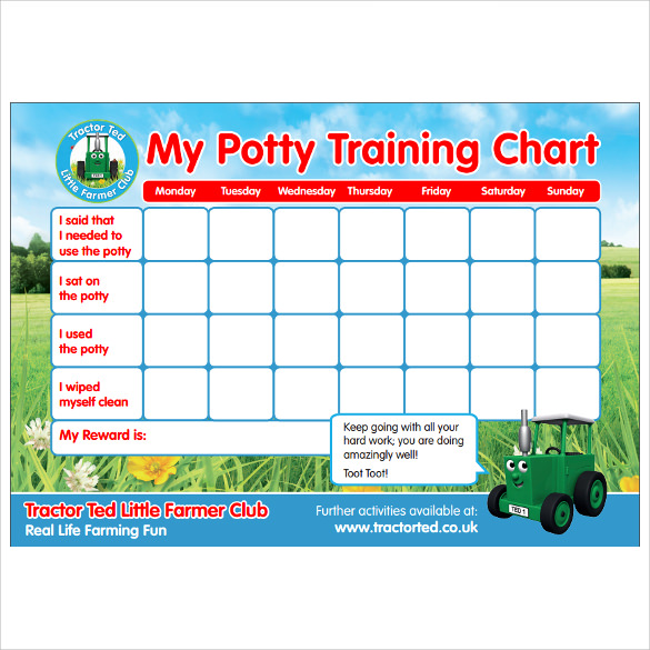 Potty Training Chart Printable Pdf Customize And Print