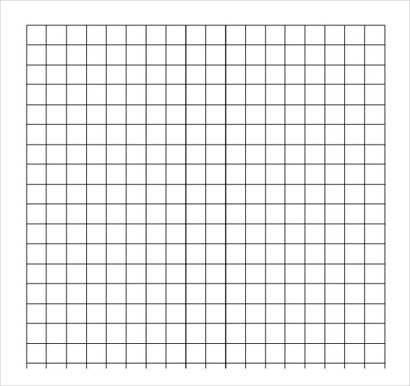 1 inch graph paper template