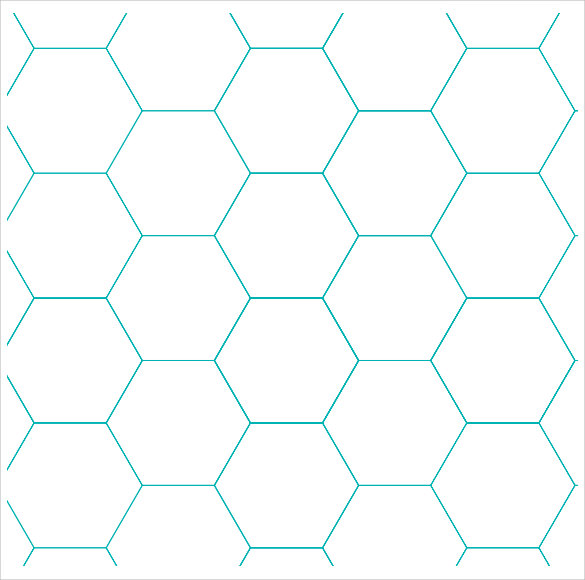 7 Sample Hexagon Graph Papers Sample Templates