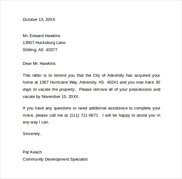 Resignation Letter 30 Days Notice Pdf Sample Resignation Letter