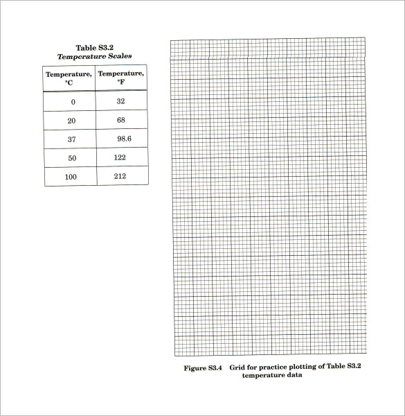 sample graph paper with axis 