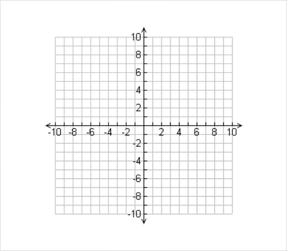 10x10 numbered graph