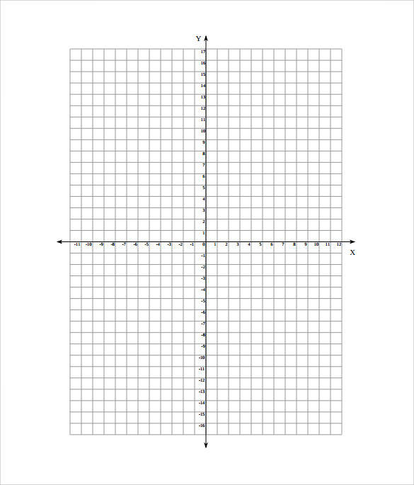 Printable Numbered Graph Paper