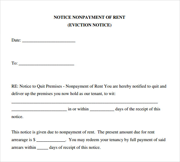 for of power attorney online form Documents PDF Notice Download Free  Form Sample In   Eviction 6