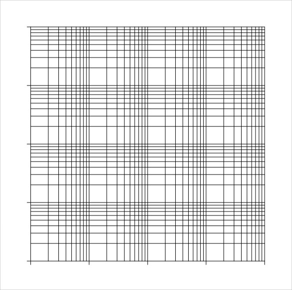 Free Printable Semi Log Graph Paper Template Pdf Printable Semi Log