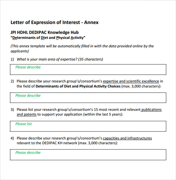 How To Make An Expression Of Interest Letter Templates Sample Printables How To Make An Expression Of Interest Letter Templates Sample Printables