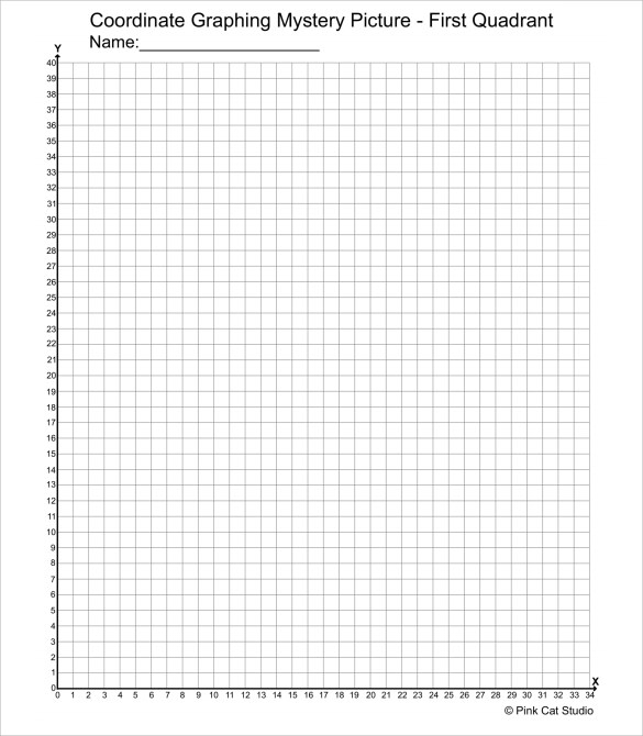 6 Sample Cartesian Graph Papers Sample Templates