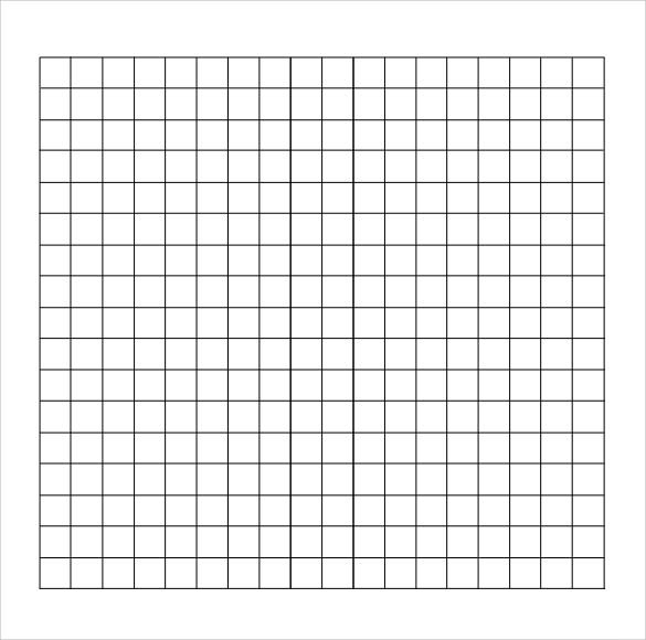 1 inch graph paper template1