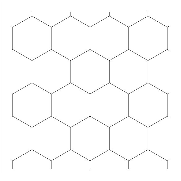 free 7 sample hexagonal graph paper templates in pdf ms