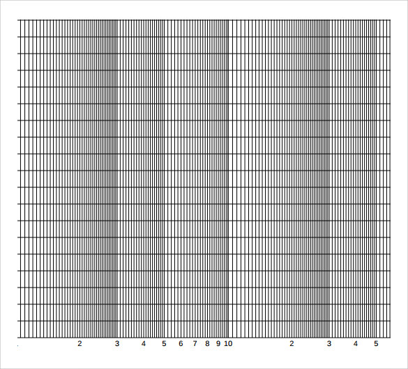 Free 5 Sample Semilog Graph Paper Templates In Pdf Ms Word 7990