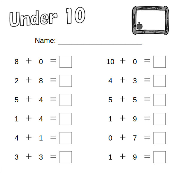 FREE 11 Sample Math Worksheet Templates In PDF MS Word
