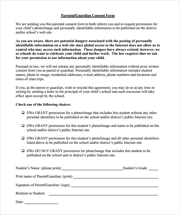 notarized letter for guardianship template