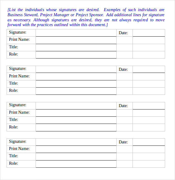 risk management plan template doc