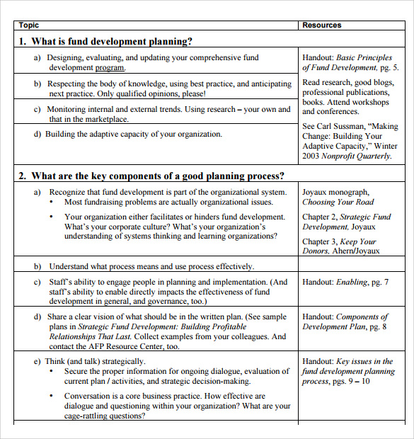 9 Development Plan Templates to Free Download | Sample Templates