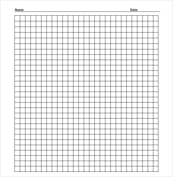 inch graph paper template