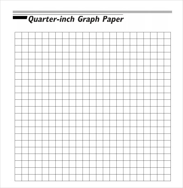 printable quarter inch graph paper