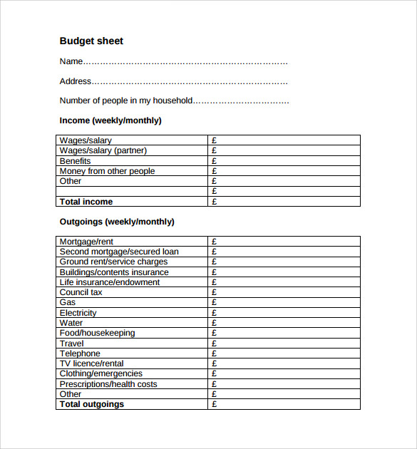 budget plan template download