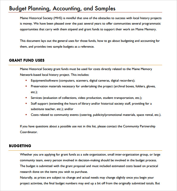 business budget template 